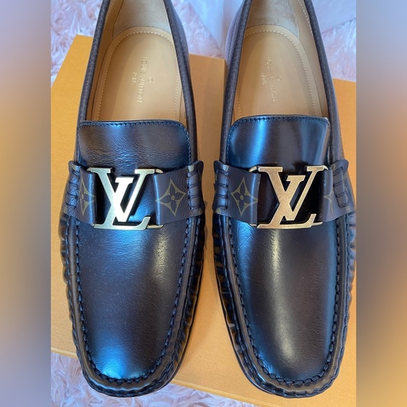 Louis Vuitton LV Brown Loafers size 7.5 8 9 10 11 new in box - Picture 9 of 16